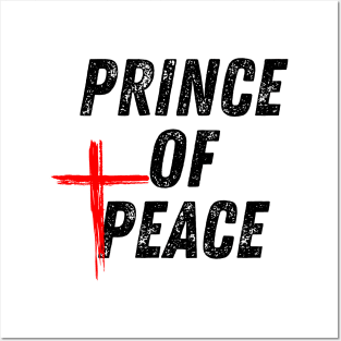 Jesus Christ Prince of Peace Christian Quote Posters and Art